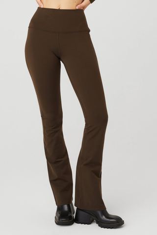 Airbrush high-waist bootcut legging