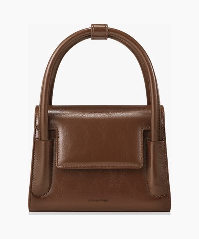 Marty Bag 18 Crinkled, dark brown