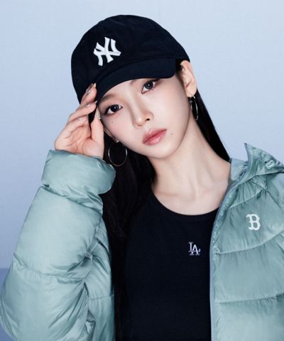 Ace unstructured cap NY, worn by aespa Karina